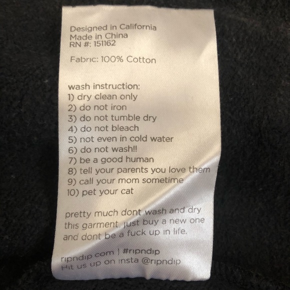 RIPNDIP prayer hands hoodie - Picture 7 of 7